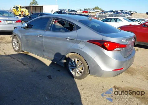 2015 Hyundai Elantra Se from USA, damaged, VIN 5NPDH4AEXFH599190